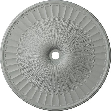 Ekena Millwork Galveston Ceiling Medallion (Fits Canopies up to 5 7/8"), 51"OD x 3 5/8"ID x 3 3/8"P, Primed White CM51GL